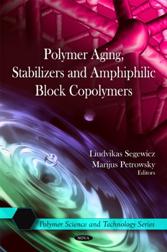 Polymer Aging, Stabilizers, and Amphiphilic Block Copolymers