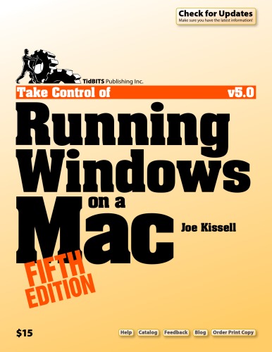 Take control of running Windows on a Mac : Cover title