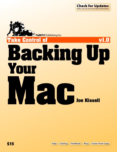 Take Control of Backing Up Your Mac