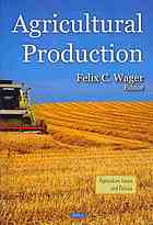 Agricultural production