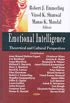 Emotional intelligence : theoretical and cultural perspectives