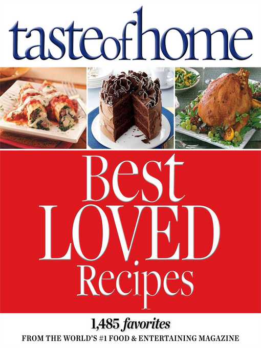 Taste of Home Best Loved Recipes