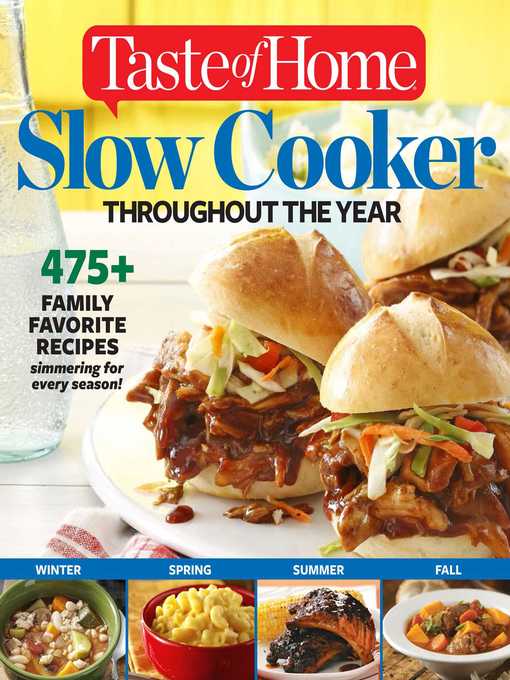 Taste of Home Slow Cooker Throughout the Year