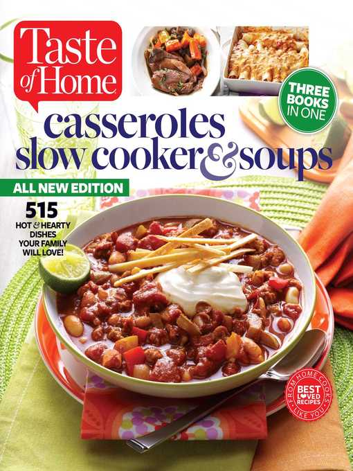 Taste of Home Casseroles, Slow Cookers & Soups