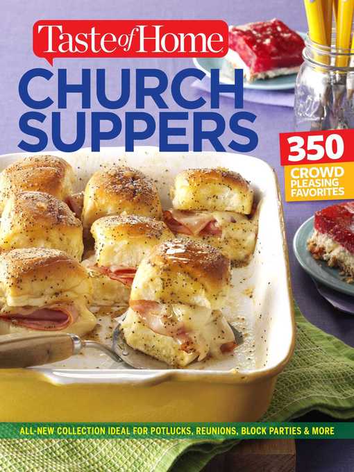 Taste of Home Church Supper Cookbook—New Edition