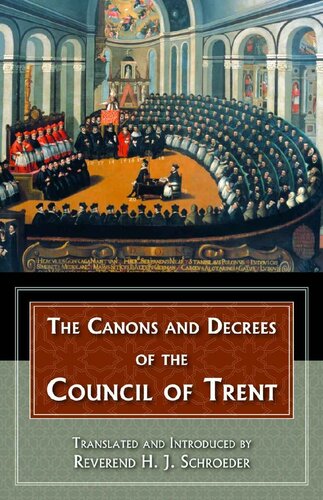 Canons and decrees of the Council of Trent