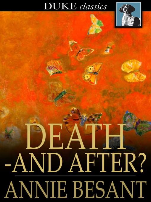 Death and After?