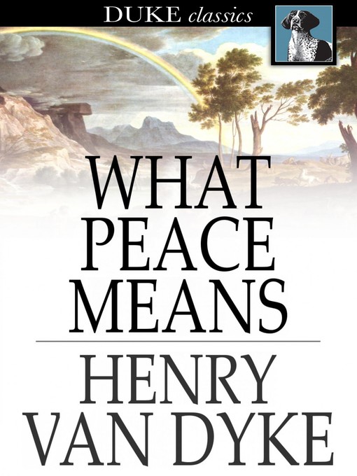 What Peace Means