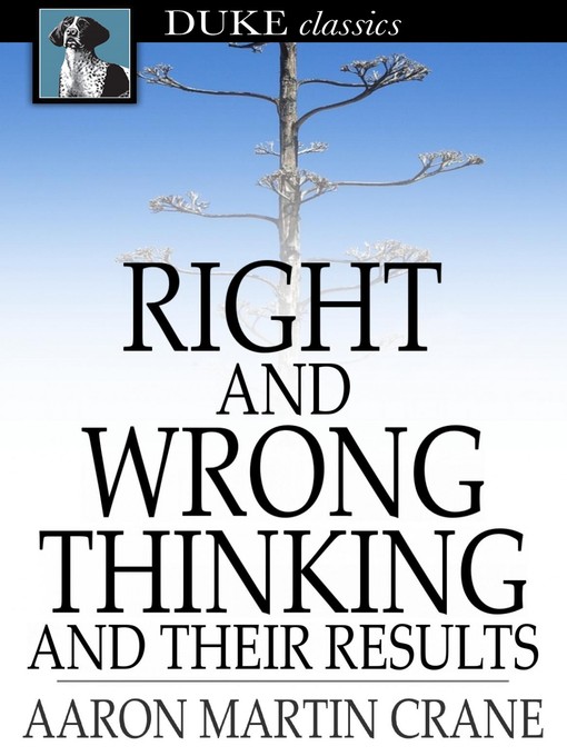 Right And Wrong Thinking and Their Results