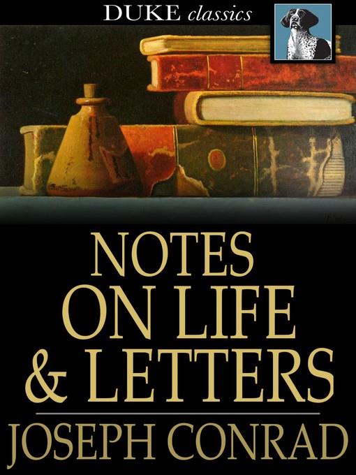 Notes on Life and Letters