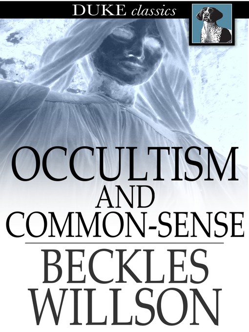Occultism and Common-Sense