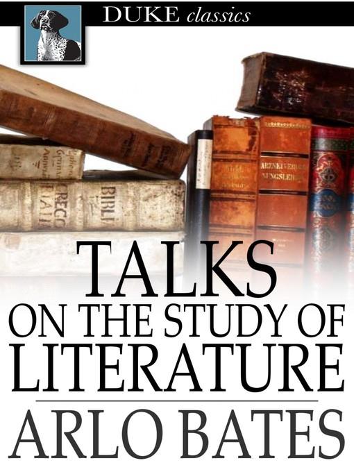 Talks on the Study of Literature