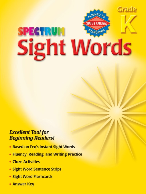 Sight Words, Grade K