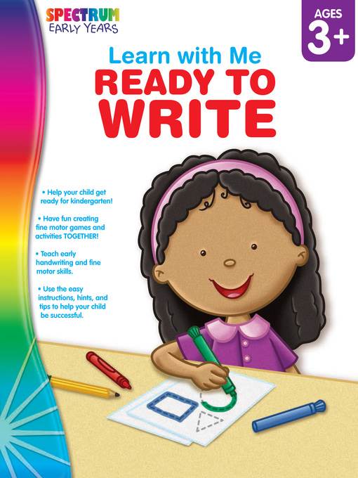 Ready to Write, Grades Preschool - K