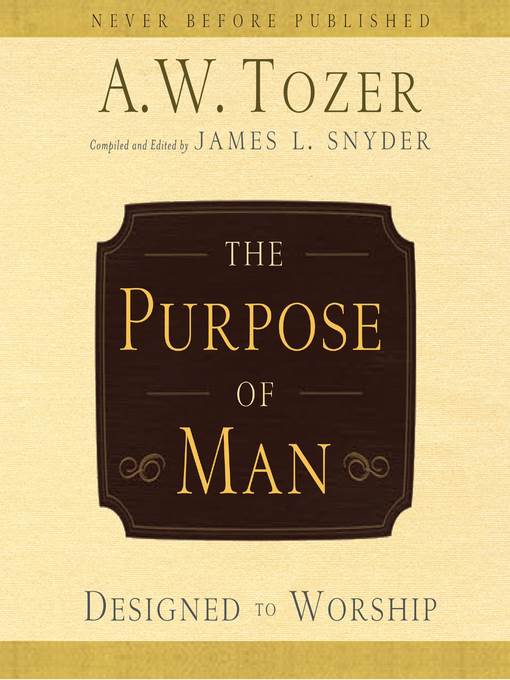 The Purpose of Man