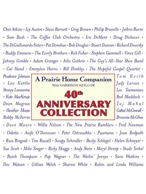 Prairie Home Companion 40th Anniversary Collection