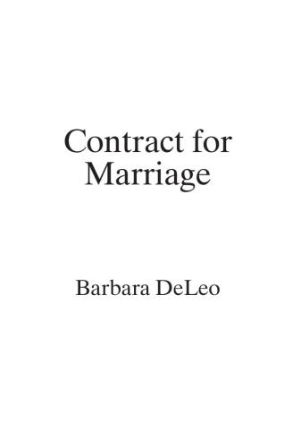 Contract for Marriage