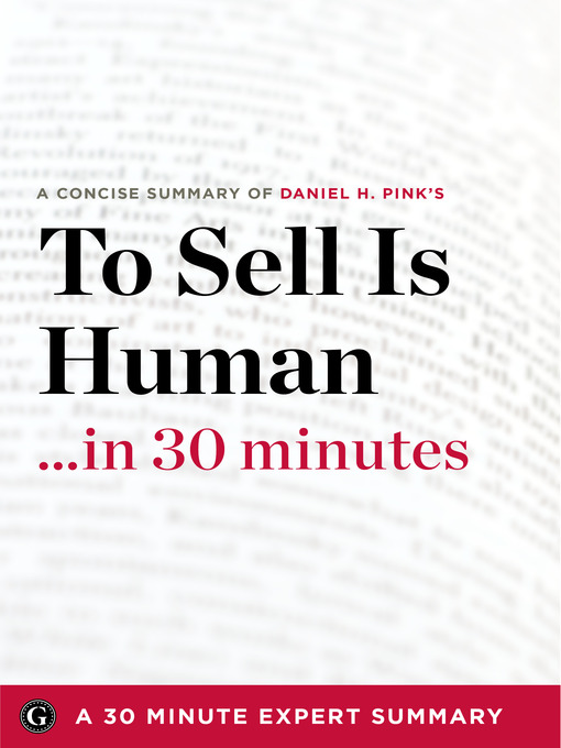 To Sell is Human... in 30 Minutes