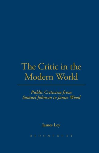 The Critic in the Modern World