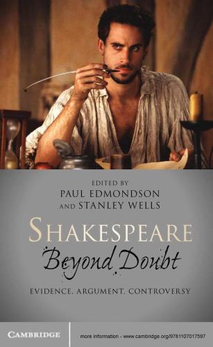 Shakespeare Beyond Doubt? -- Exposing an Industry in Denial