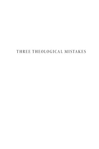 Three Theological Mistakes