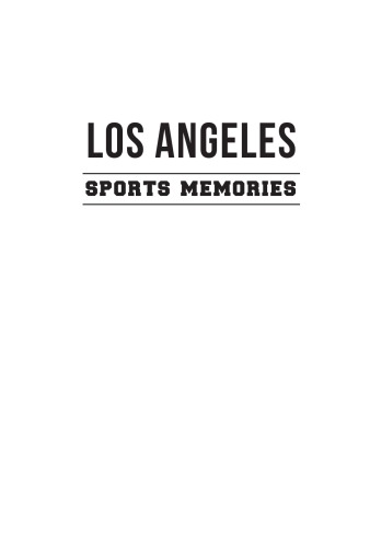 Angeles Sports Memories.