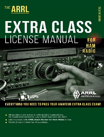 The ARRL Extra Class License Manual 12th Edition For Ham Radio Spiral Bound