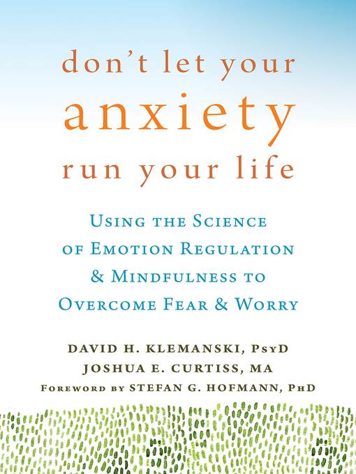 Don't Let Your Anxiety Run Your Life