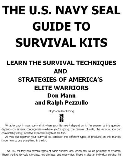 U.S. Navy SEAL Guide to Survival Kits