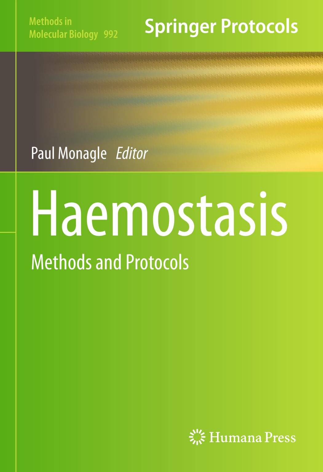 Haemostasis Methods and Protocols