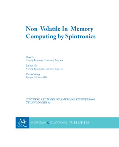 Non-Volatile In-Memory Computing by Spintronics