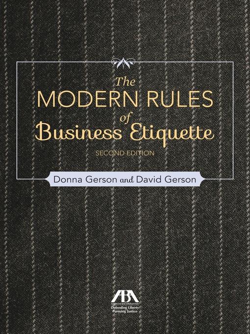 Modern Rules of Business Etiquette