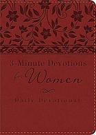 3-minute devotions for women : daily devotional (burgundy)