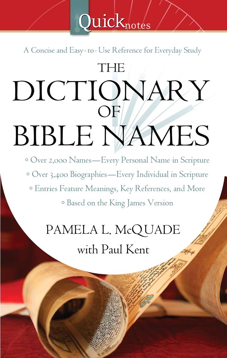 QuickNotes Dictionary of Bible Names