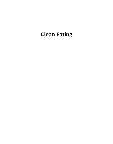 Clean Eating