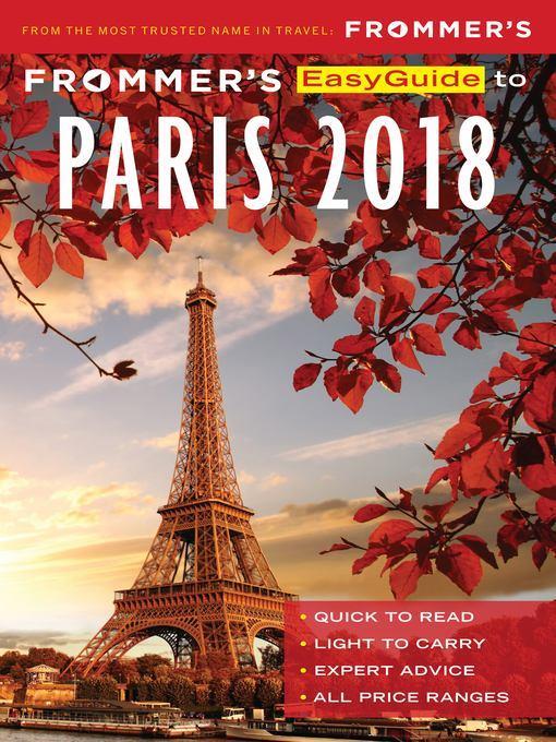 Frommer's EasyGuide to Paris 2018