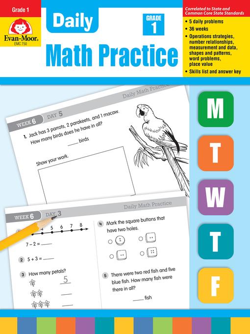 Daily Math Practice, Grade 1