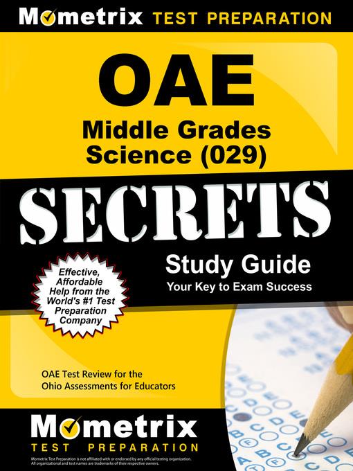 OAE Middle Grades Science (029) Secrets Study Guide