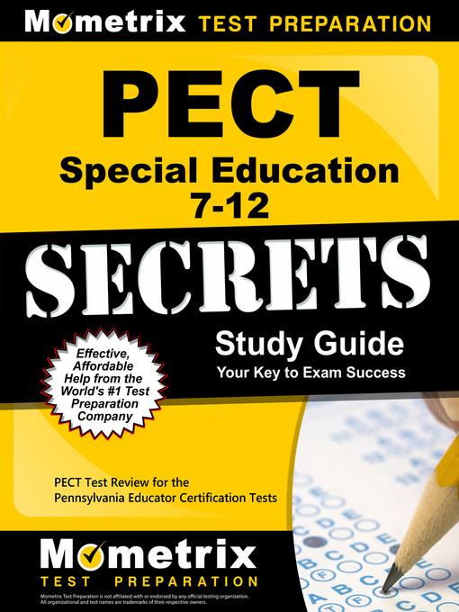 PECT Special Education 7-12 Secrets Study Guide