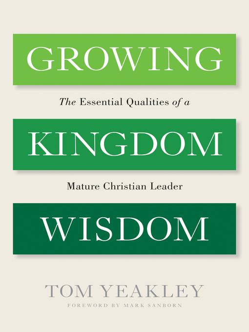 Growing Kingdom Wisdom