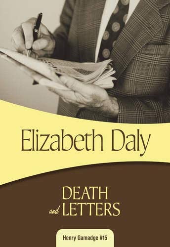 Death and Letters (Henry Gamadge, 15) (Volume 15)