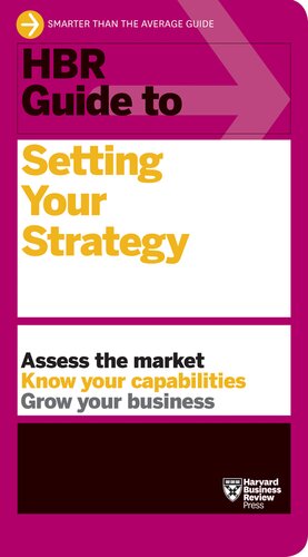 HBR guide to setting your strategy