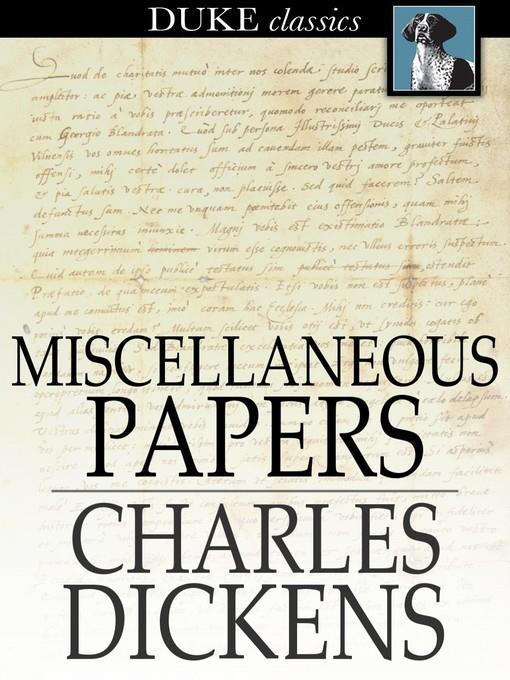 Miscellaneous Papers