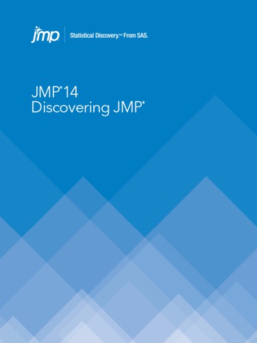 JMP® version 14 : discovering JMP®.