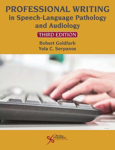 Professional writing in speech-language pathology and audiology