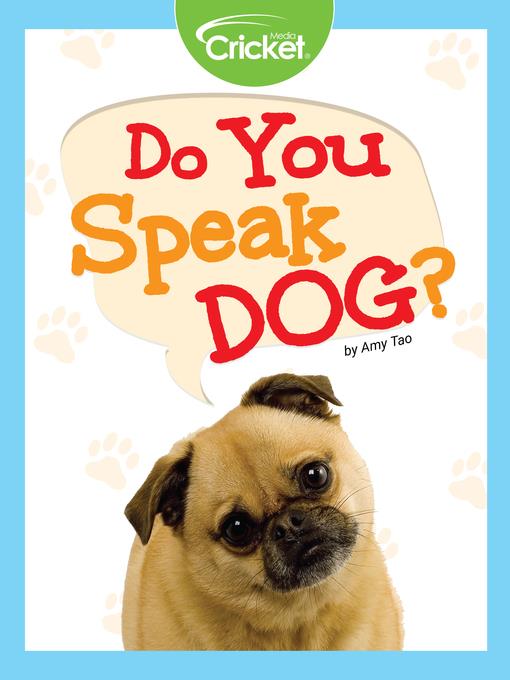 Do You Speak Dog?