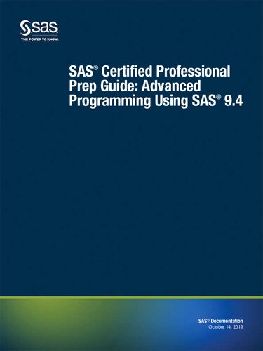 SAS Certified Professional Prep Guide