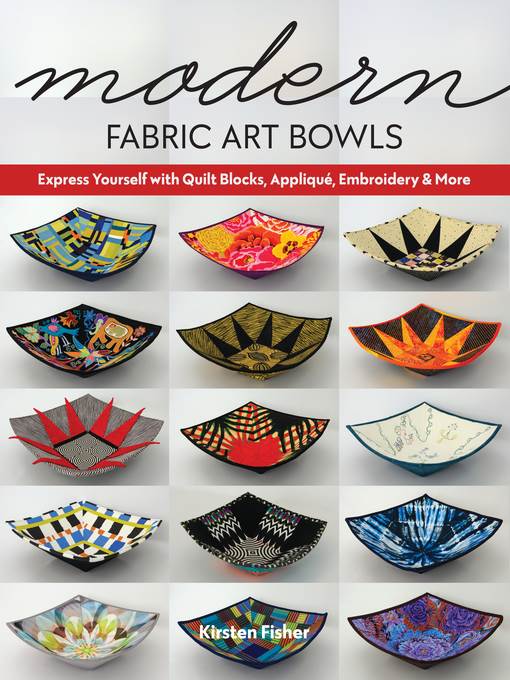 Modern Fabric Art Bowls