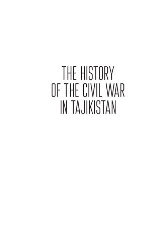 The history of the civil war in Tajikistan