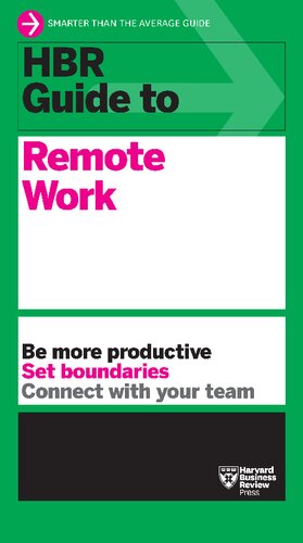 HBR guide to remote work.